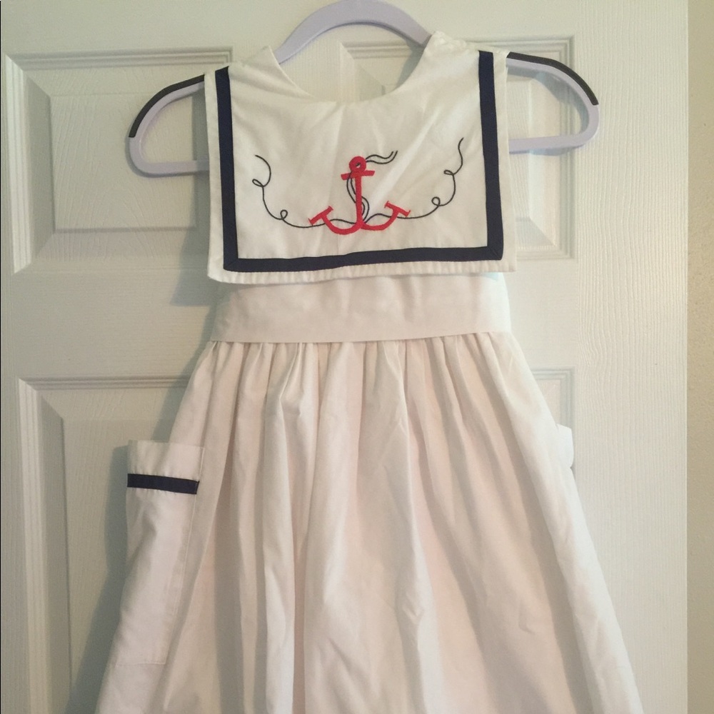 Nautical Magnolia Brand Girls Dress Vintage